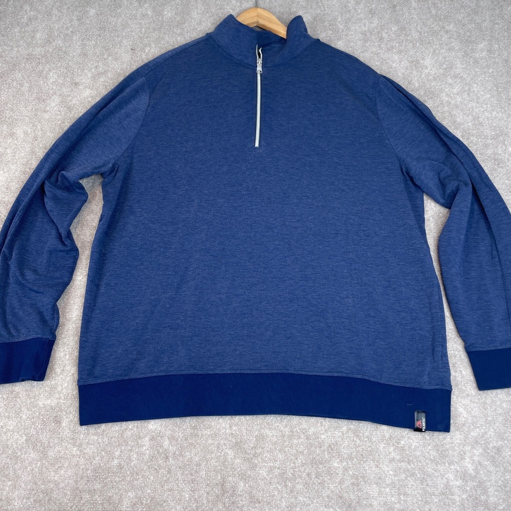Banana‎ Republic Polartec Half Zip Pullover Sweatshirt Navy Blue XXL Mens